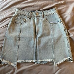 NEW - denim skirt, white fox boutique